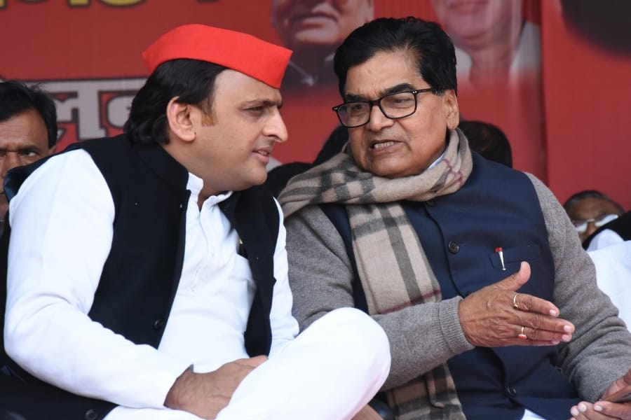 traders conference in samajwadi party office.