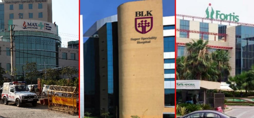 after max and fortis blk hospital is also facing problems due to wrong medication