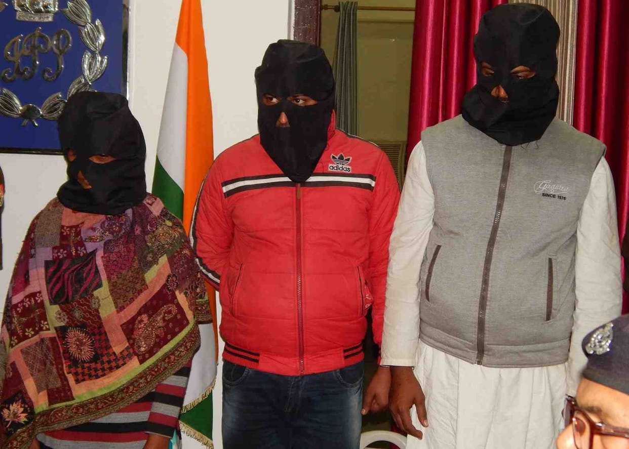 Police arrested three people in ballia women murder case