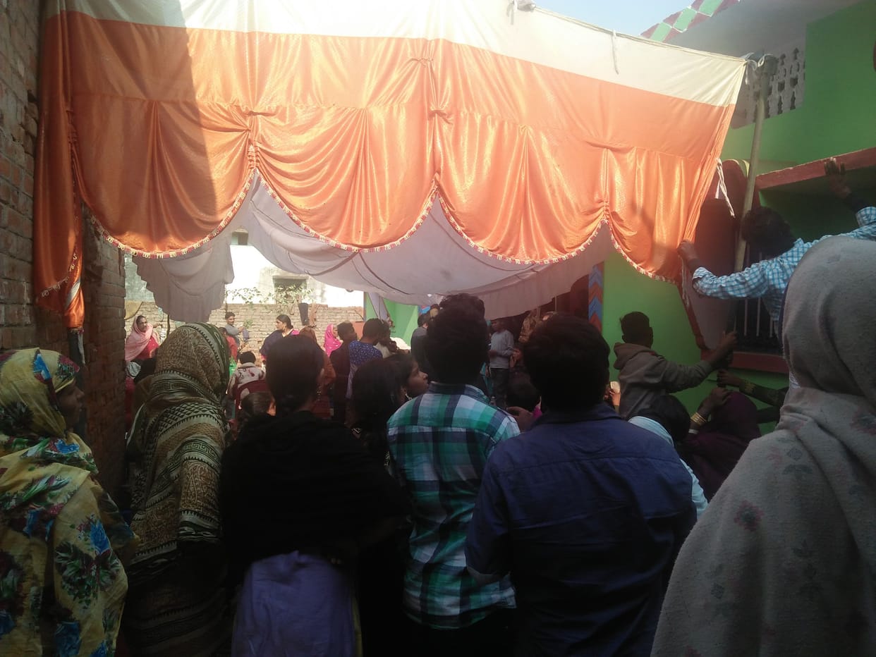 बहन की डोली से पहले उठ गया भाई का जनाजा
