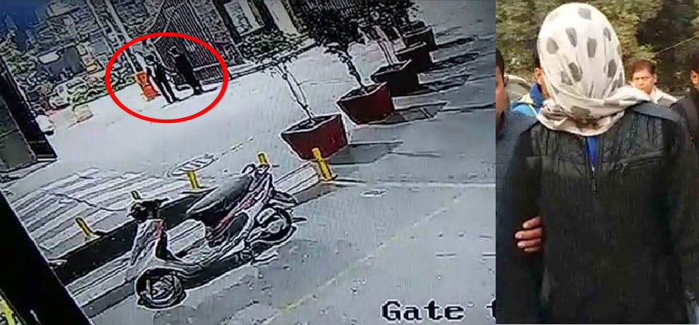 minor accused in gaur city double murder case shakes hand with guard on murder night 