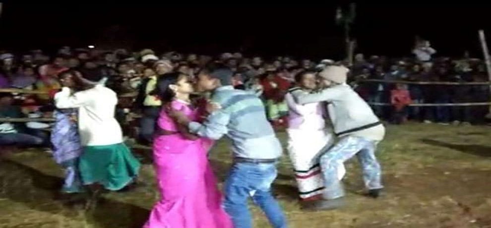 JMM legislator simon marandi said kiss competition was for the betterment of tribals in Jharkhand