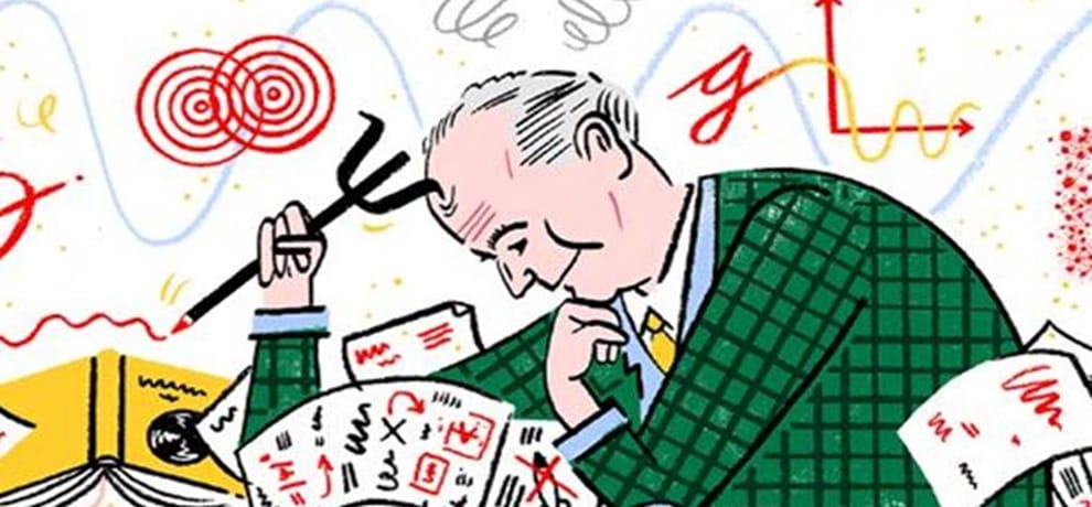 Google Doodle for Max Born Nobel prize winner