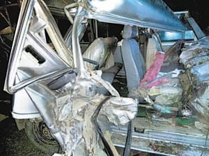 two died in accident