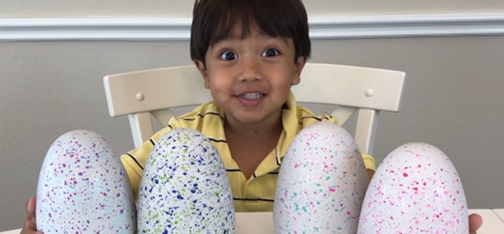 ryan earns crores from his youtube channel and his name was added in forbes list as well