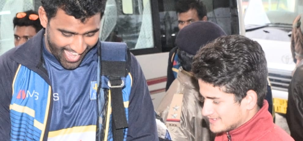sri lanka cricket team stuck in dharamshala