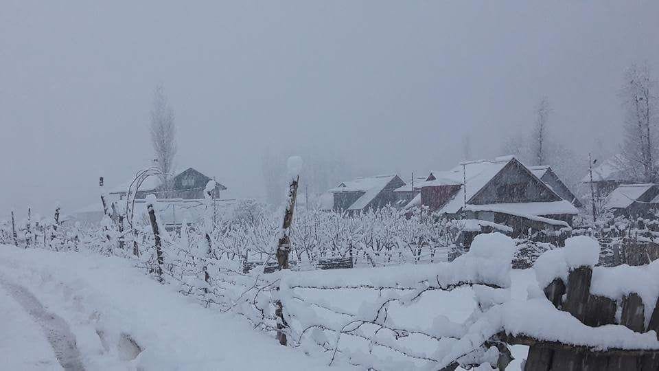 HEAVY SNOWFALL AND RAIN IN JAMMU AND KASHMIR 