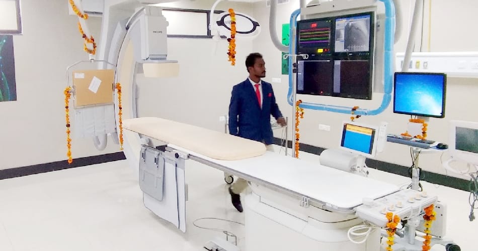 Health Minister Anil Vij inaugurated Cath Lab