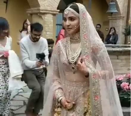 Anushka Sharma and Virat Kohli reception card photo revealed