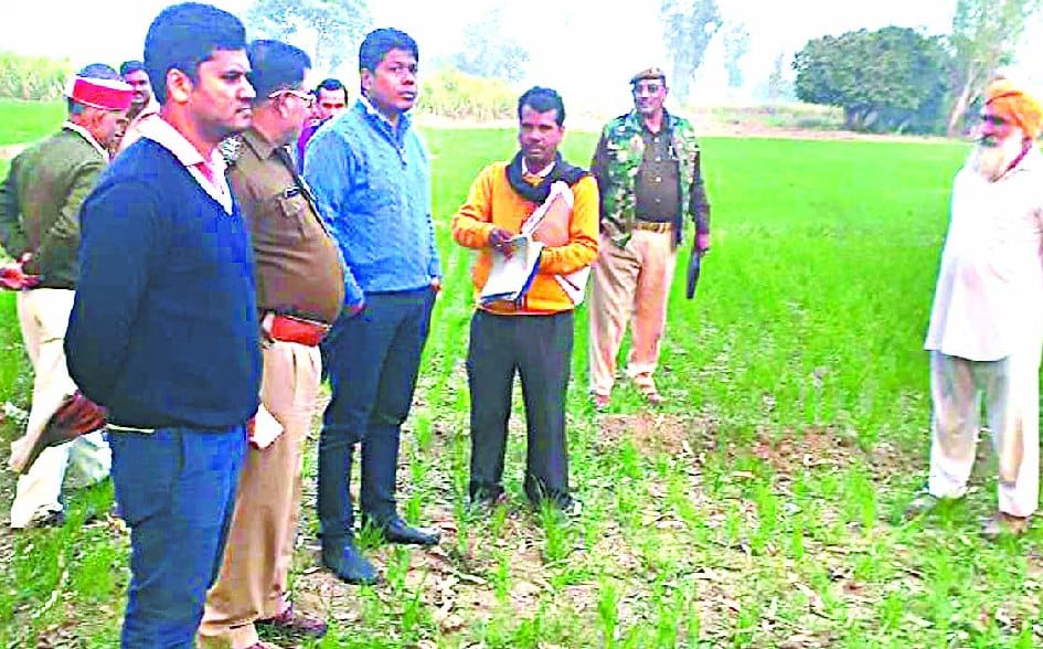 Five acres of pasture land is seized