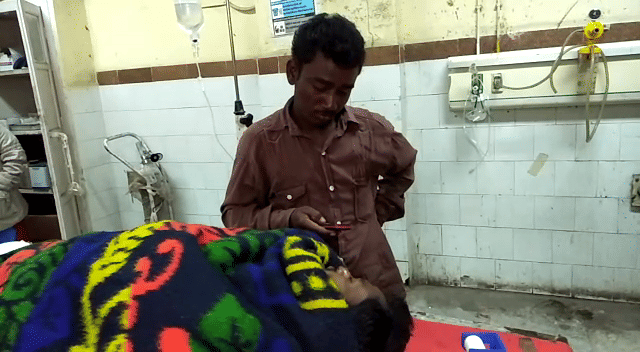 Indian railways- a man lost his both legs in an accident