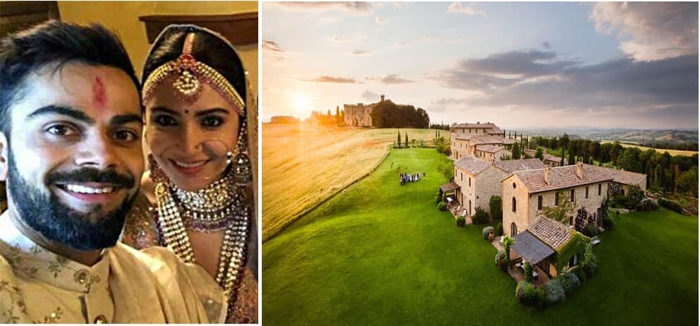 Virat kohli Anushka sharma-wedding held in italys borgo finocchieto resort
