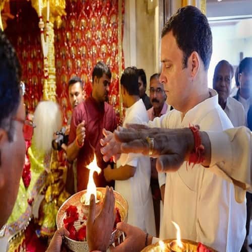 Rahul Gandhi photos of Jagannathji Temple ahead of Gujarat second phase poll