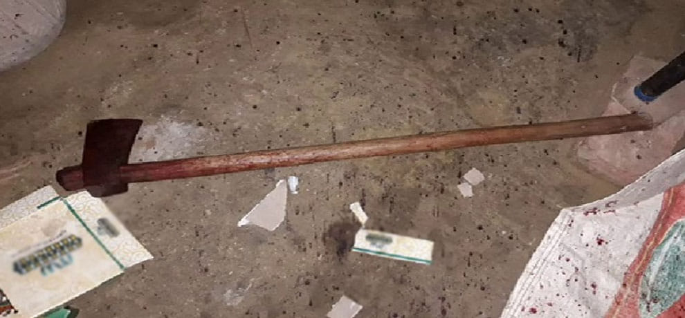 brother killed his big brother with axe