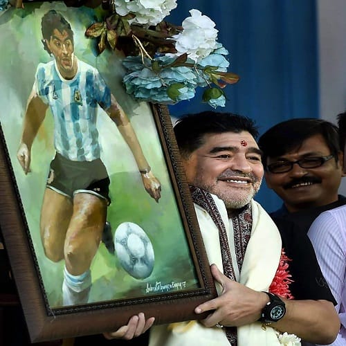  diego maradona says i am not god of football