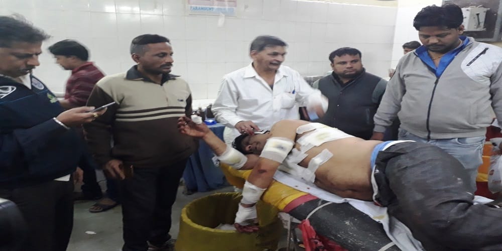 rajasthan kota- burglars burglars tried to robbed a jeweller servant make their attempt fail