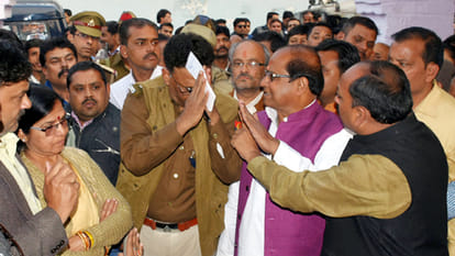 SSP took big action to see anger of BJP leader