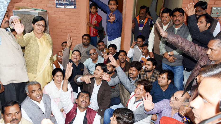 SSP took big action to see anger of BJP leader