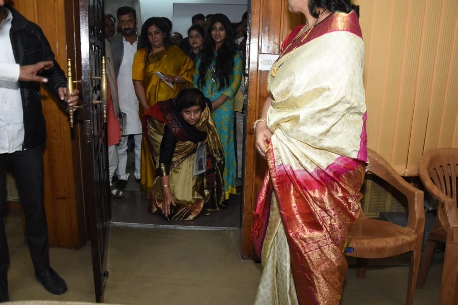 Lucknow mayor Sanyukta Bhatiya in her office.