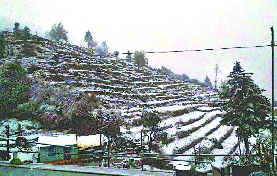 Rain gives lands to the farmers' faces