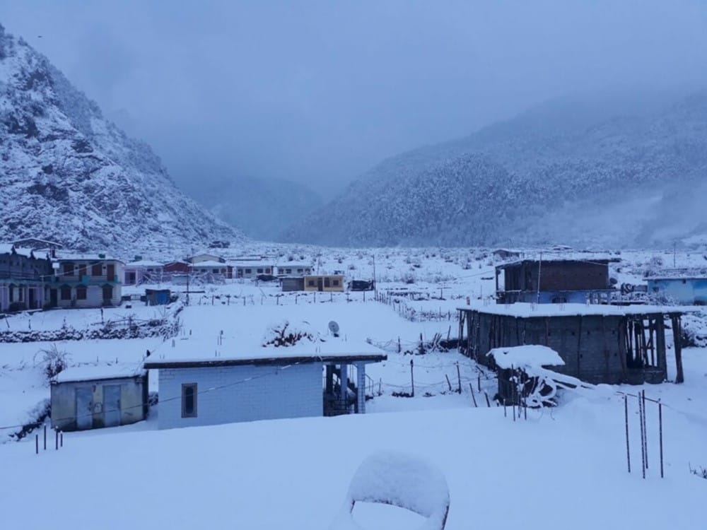 Cold Weather again rain and snowfall in uttarakhand