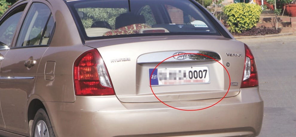 rate of vip numbers for two wheeler and four wheeler