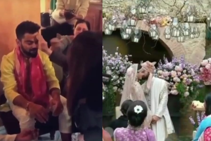 special pics of virat kohli anushka sharma marriage.