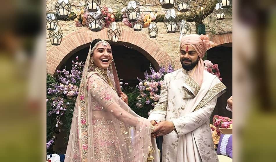 virat kohli anushka sharma wedding anniversary look at their wedding album