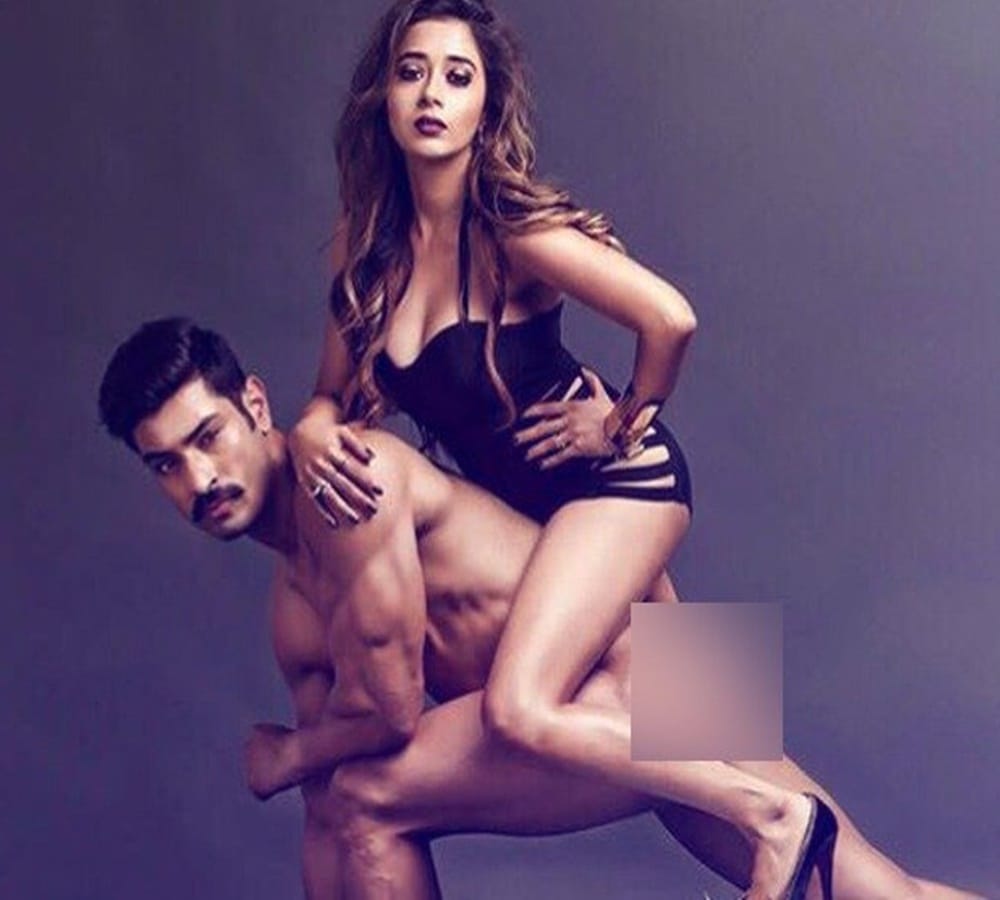 uttaran actress Tina Datta Poses With A NUDE model Ankit Bhatia