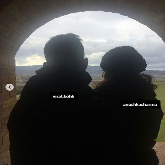 anushka and virat after wedding party video and picture of romance