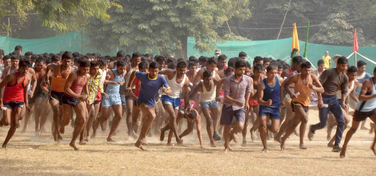 Army recruitment rally in varanasi