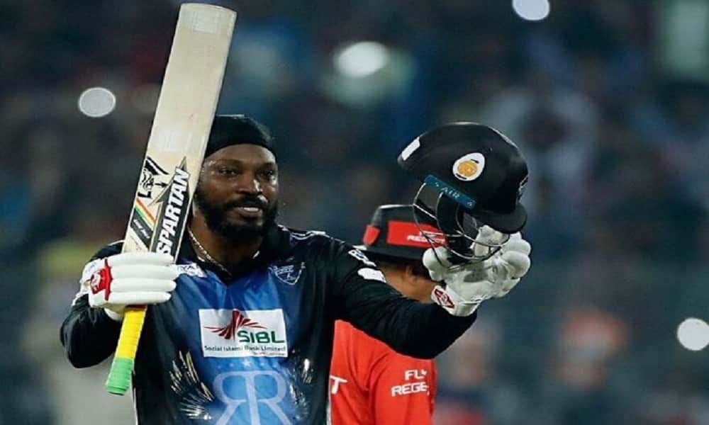 Chris Gayle hammers 18 sixes in an innings to set to new T20 world record in BPL 2017