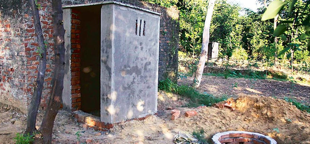 attack on man because he is making toilet