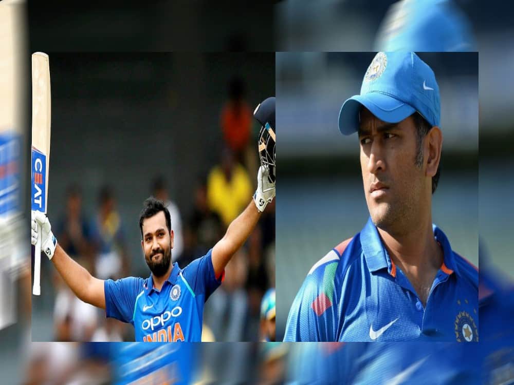  ind vs sl victory ms dhoni laws house send blessing for rohit sharma