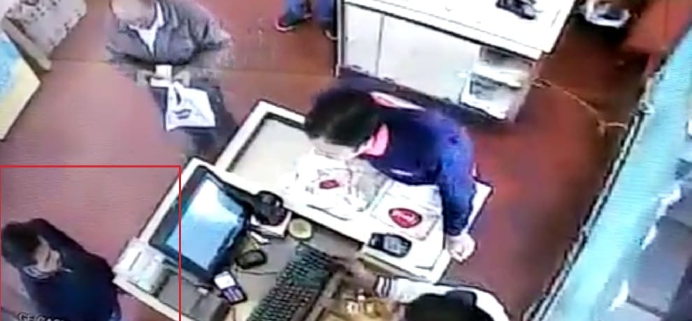 harish bakery's cashier shot while asking for extortion