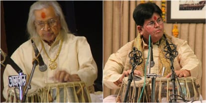 foreigners came varanasi for how to learn tabla