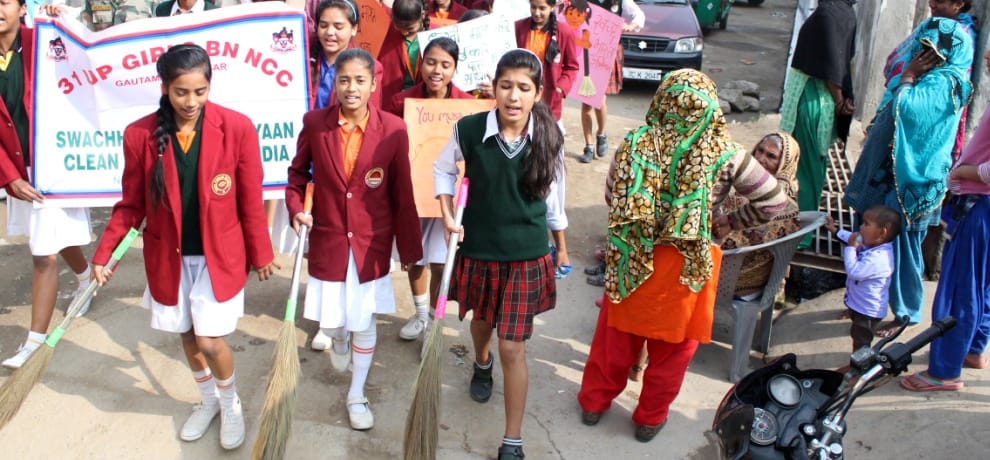 cleanliness mission by students