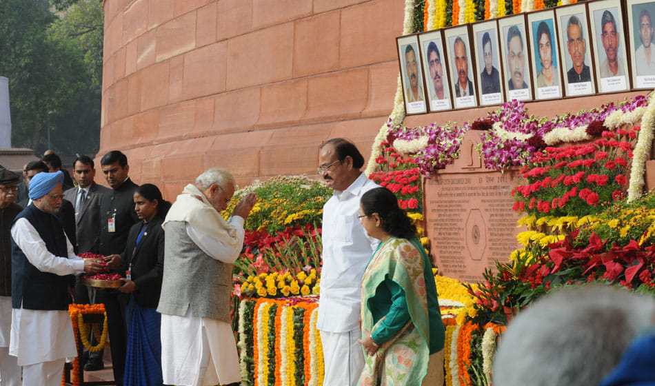 on sixteenth anniversary of parliament attack parliamentarians broke a 