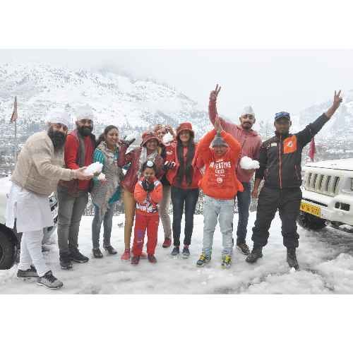 snowfall in himachal manali mandi kullu chamba