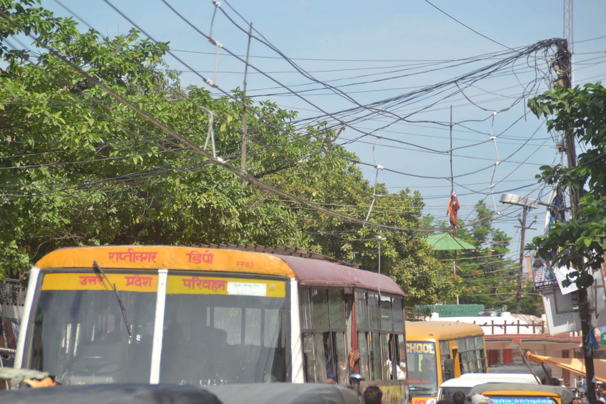 hanging wires make problem