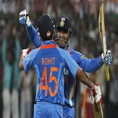 rohit sharma hits third double century at mohali against sri lanka