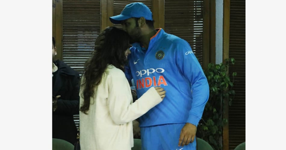 Rohit sharma double century on marriage anniversary