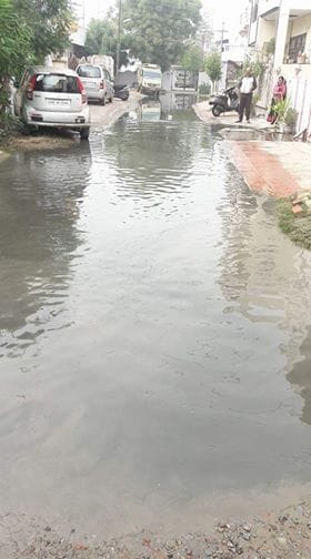 sewage problem in posh colonies of agra