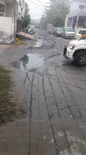 sewage problem in posh colonies of agra