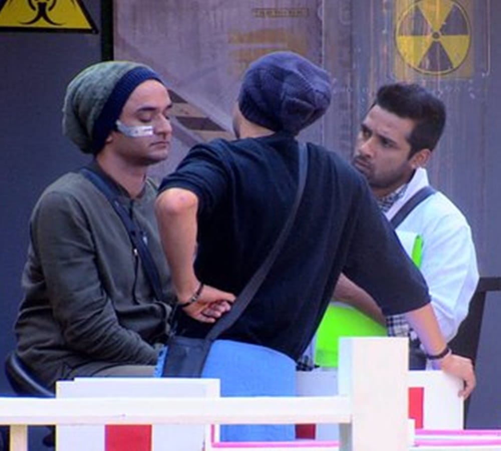 priyank sharma wore bikini and Vikas Gupta thinks he involved his mother in task
