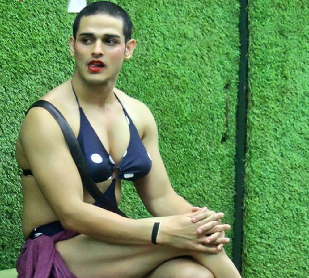 priyank sharma wore bikini and Vikas Gupta thinks he involved his mother in task