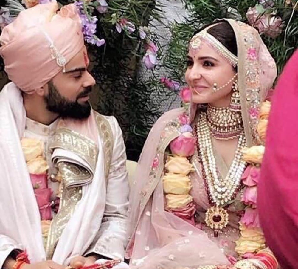 anushka virat full reception card revealed on social media