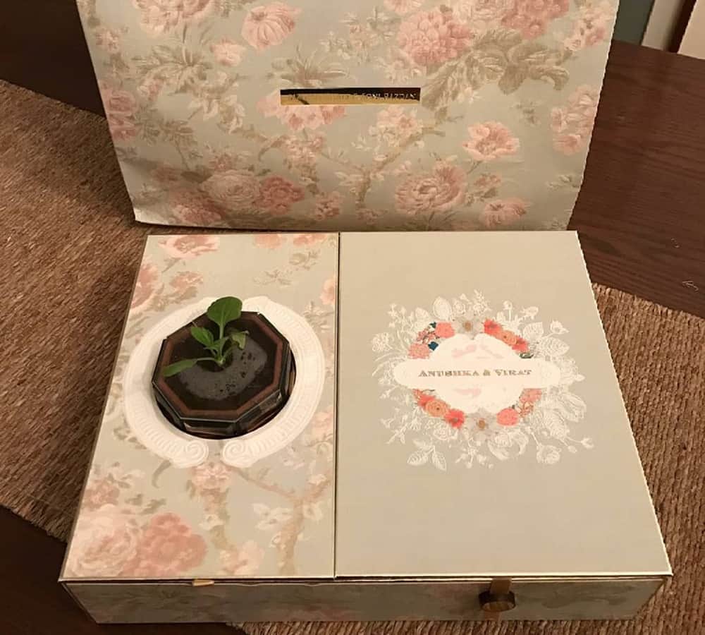 anushka virat full reception card revealed on social media