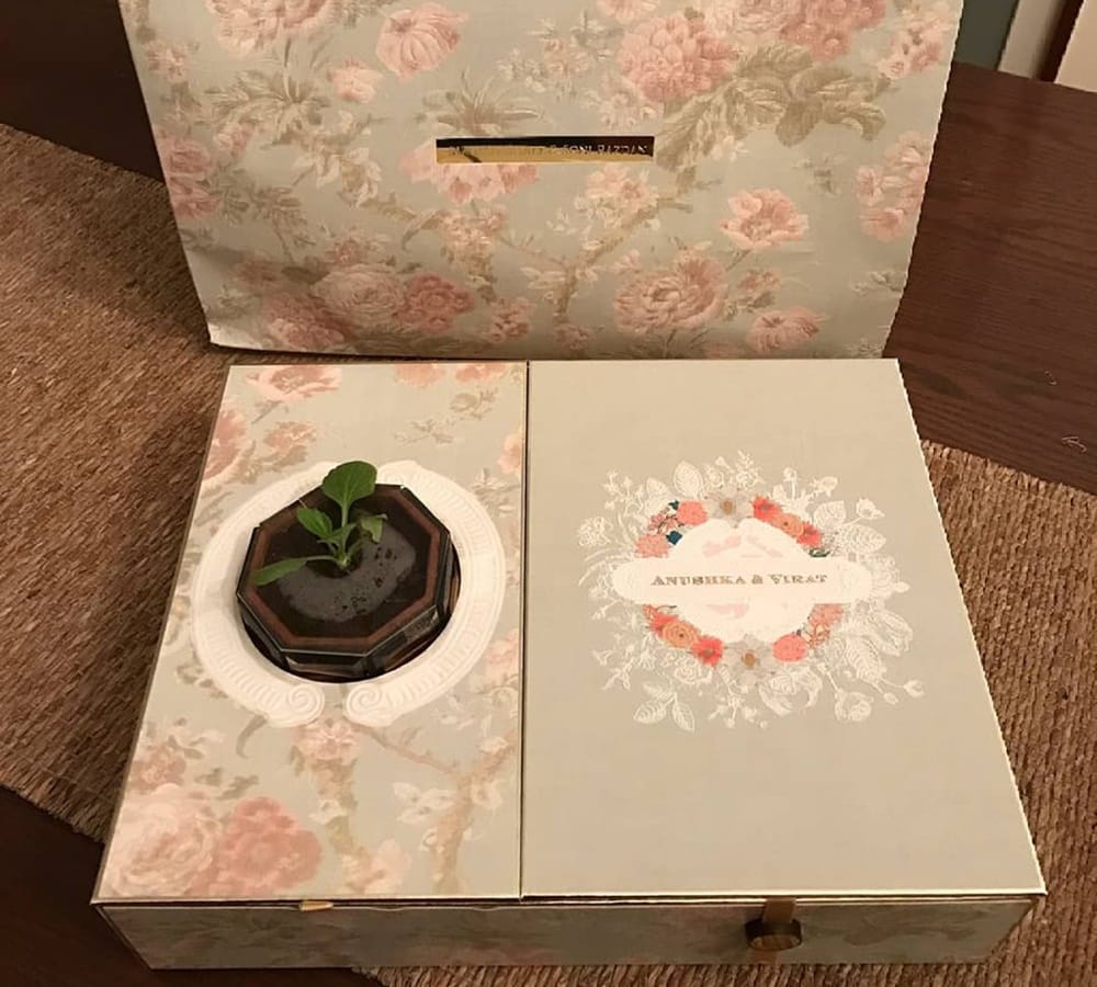 anushka virat full reception card revealed on social media
