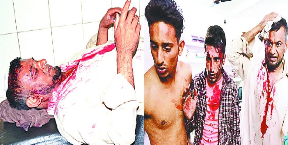 Bloody conflicts in two sides, firing, many people injured